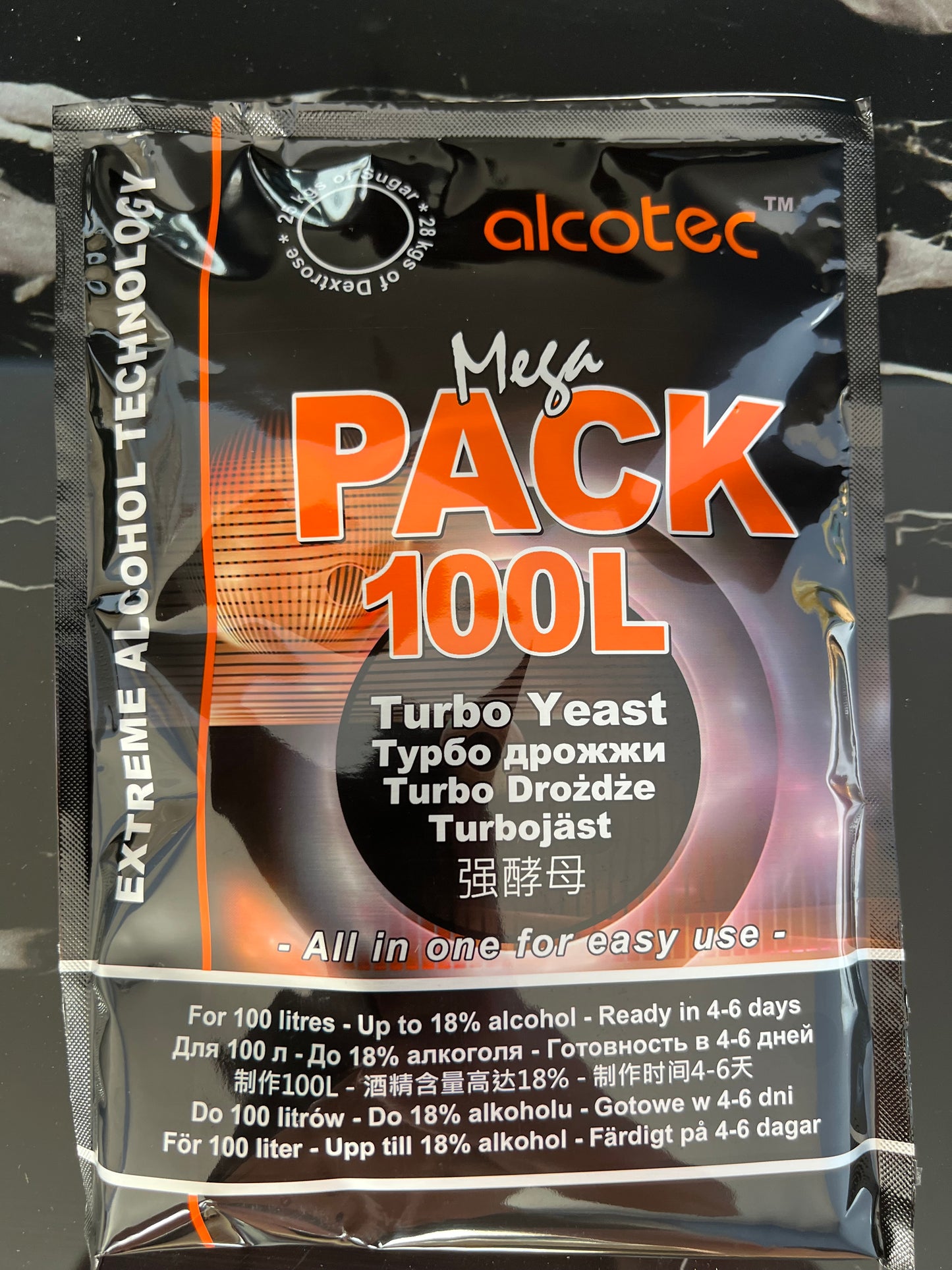 Alcotec Turbo Yeast Pure Extreme Alcohol Technology