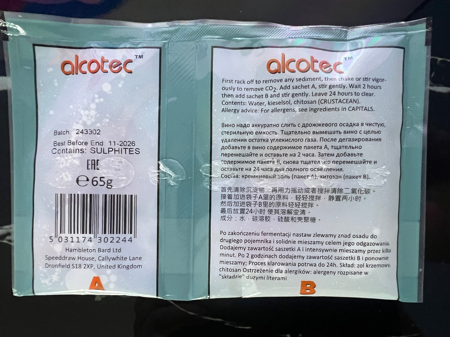 Alcotec 24 Turbo Klar Finings