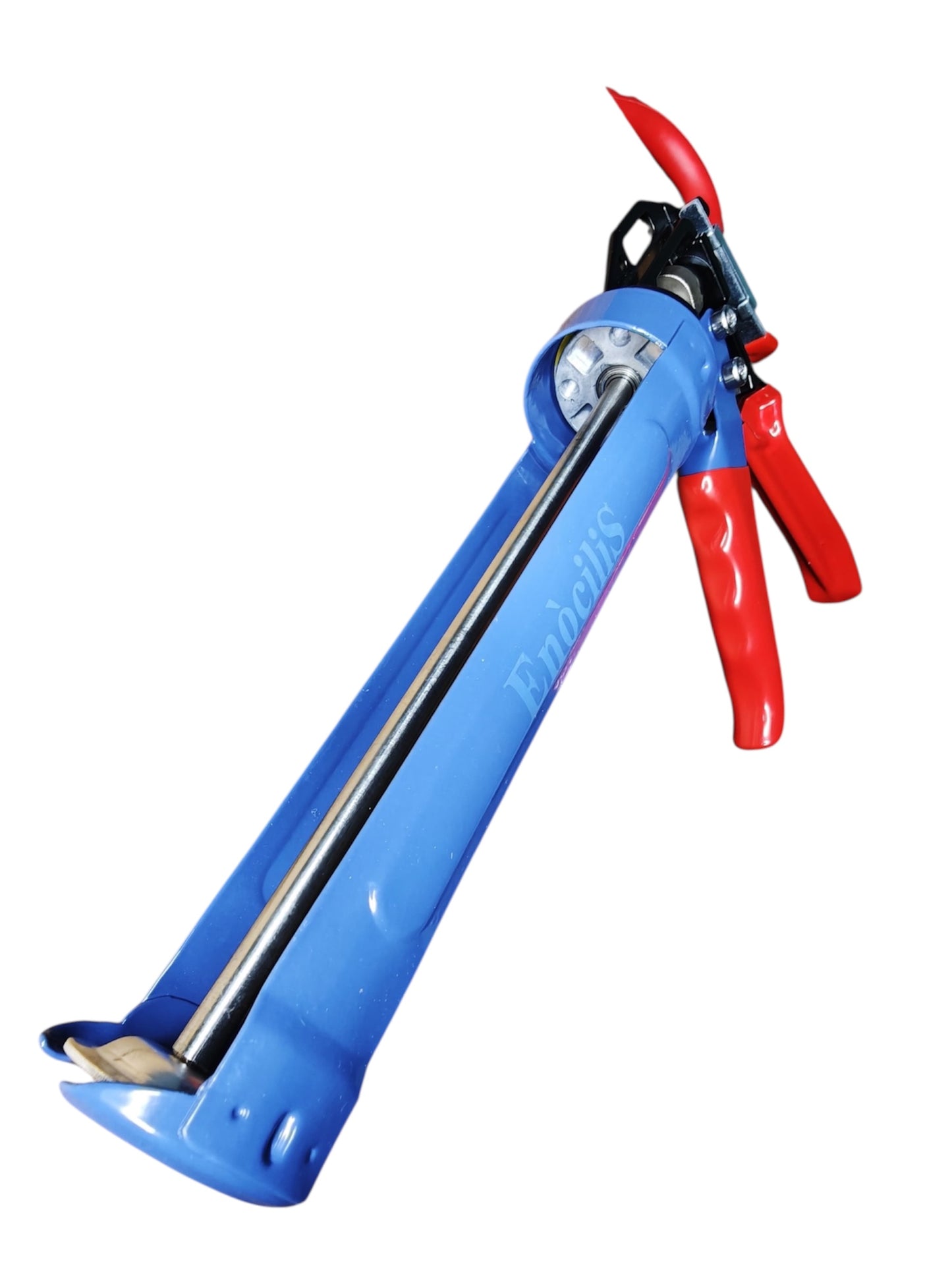 EnociliS Heavy Duty Caulking Gun, Professional Silicone Sealant Applicator, Blue and Red Packed with Care ina Box