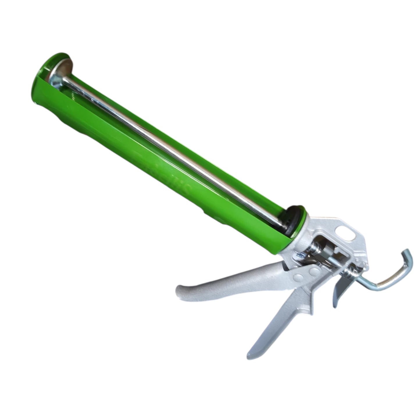 EnociliS Heavy Duty Caulking Gun, Professional Grade, Green and Silver