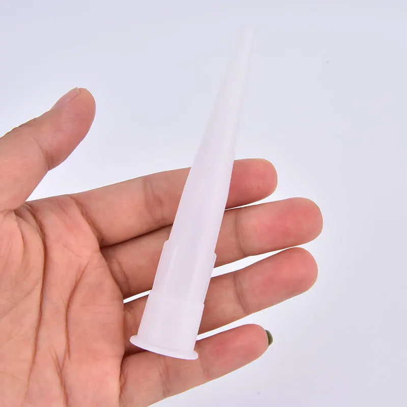 20pcs Universal Caulking Gun Nozzles Plastic Glass Glue Nozzles Sealant Silicone Caulking Tips Mouth Home Construction Tools