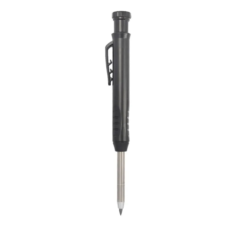 2.8mm Solid Carpenter Mechanical Pencil With Sharpener For Woodworking Construction Long Head Carpenter Pencil Stationery Supply