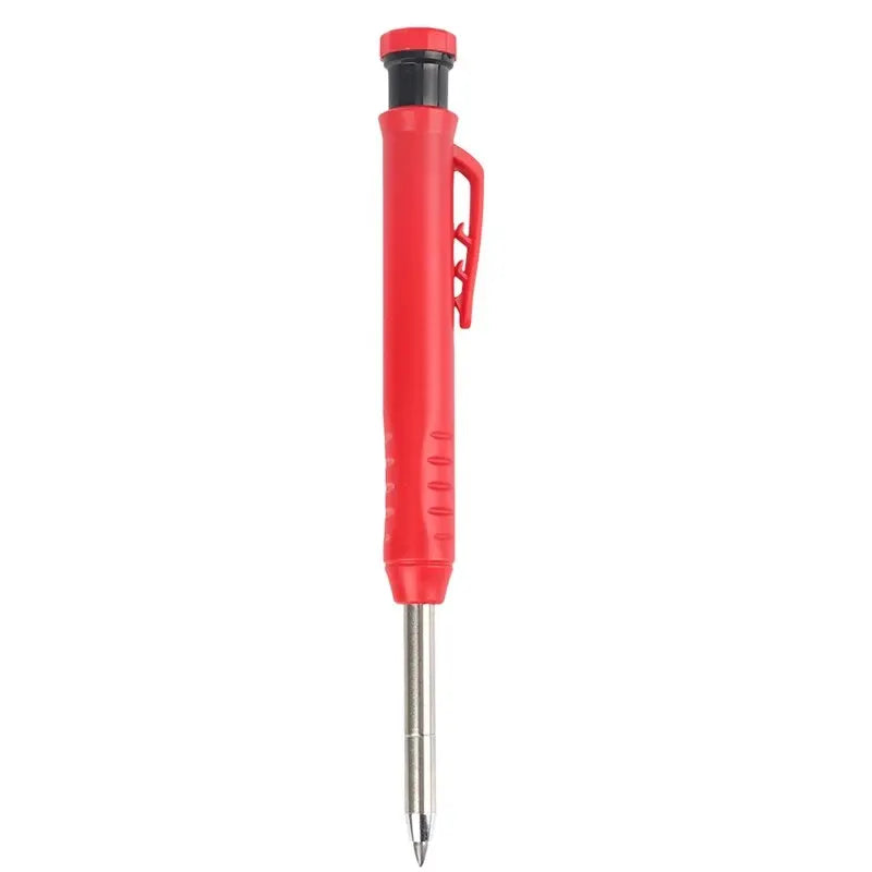 2.8mm Solid Carpenter Mechanical Pencil With Sharpener For Woodworking Construction Long Head Carpenter Pencil Stationery Supply