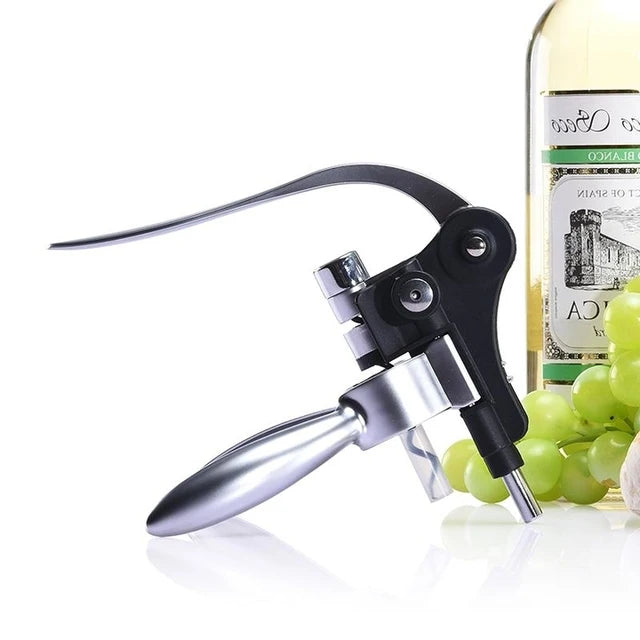 Wine Opener Set, Wine Bottle Opener Rabbit Corkscrew Set with Wood Case, 9pcs Including Rabbit Wine Opener, Wine Stopper
