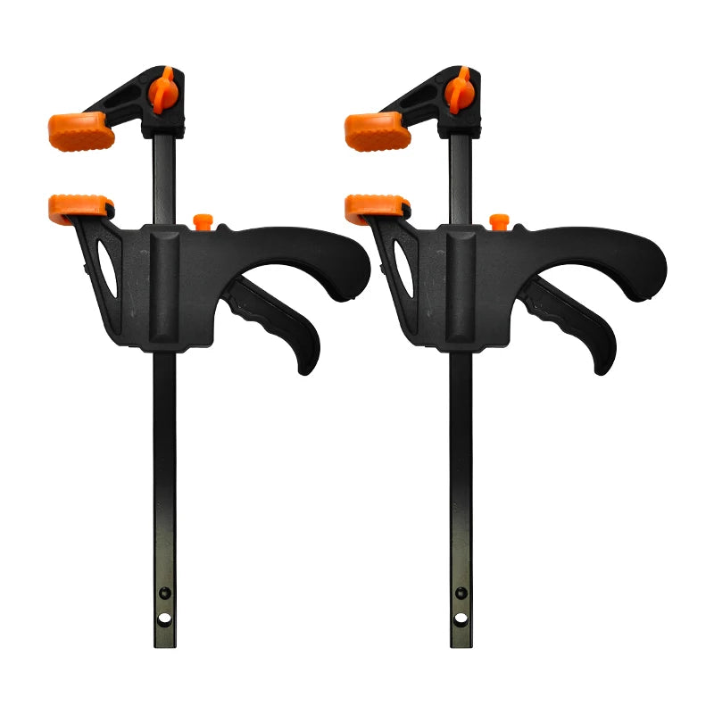 2pc 4 Inch Woodworking F-clip Nylon Quick Woodworking Clip Wooden Board Clip Metal Fixing Clip Tool Clip
