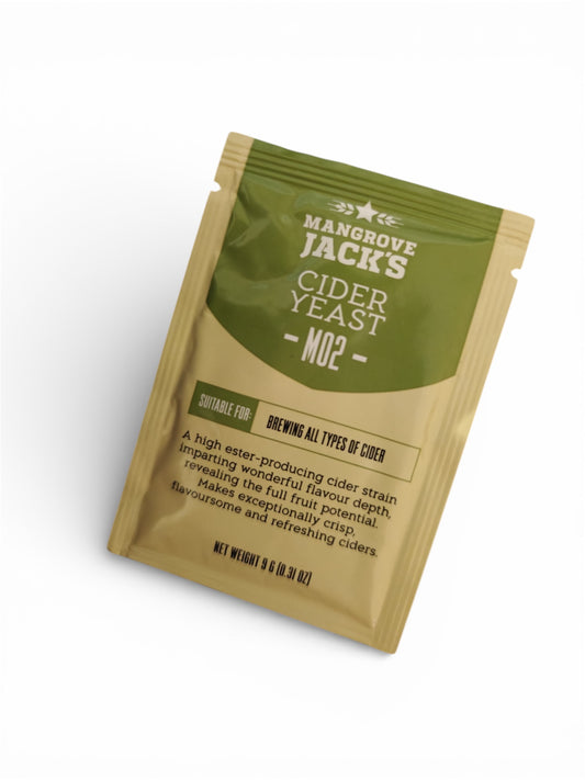 Mangrove Jack's Yeast Cider M02 Craft Series Yeast 9g treats 23L