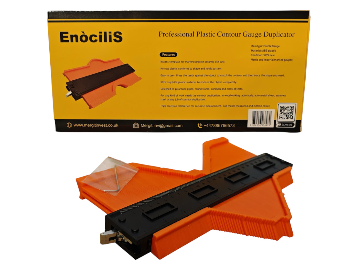 Enocilis 10 inch with Lock Professional Contour Gauge Duplicator