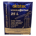 Alcotec Vodka Star Turbo Yeast Packets for Extreme Purity Homebrew Vodka Wash