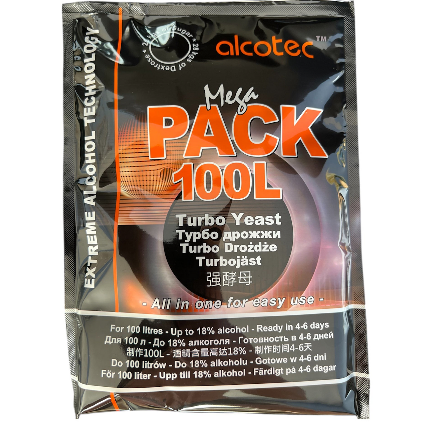 Alcotec MegaPack 100L Turbo Yeast