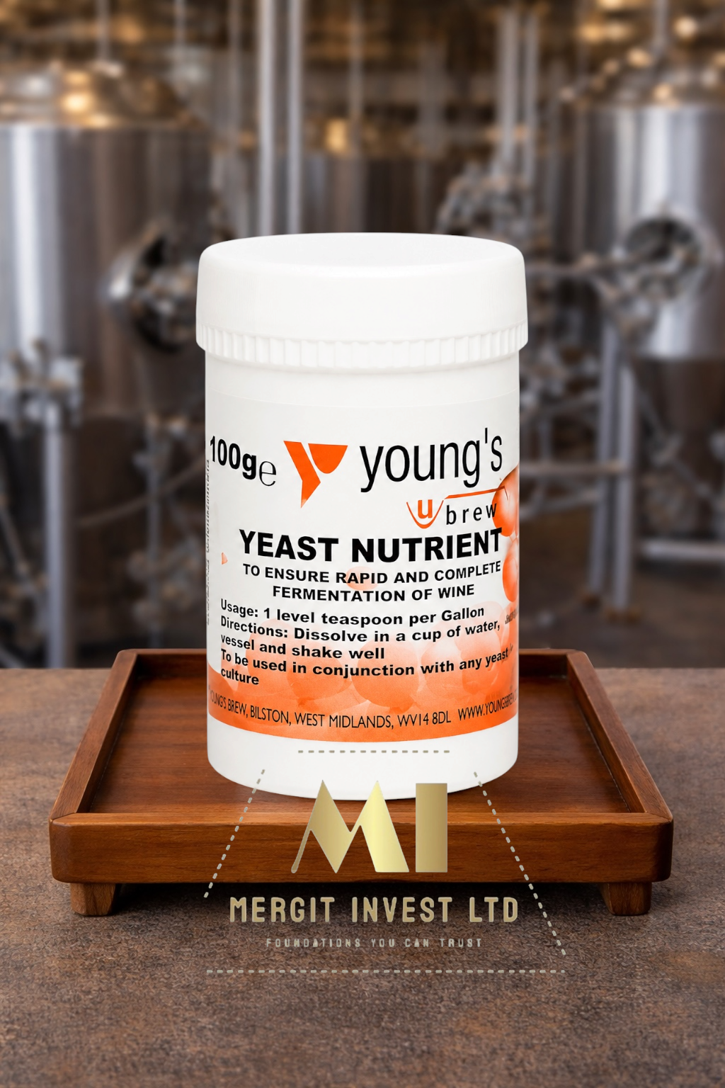 🍷 Youngs Yeast Nutrient 100g – Fermentation Booster for Home Brewing ✨🍺