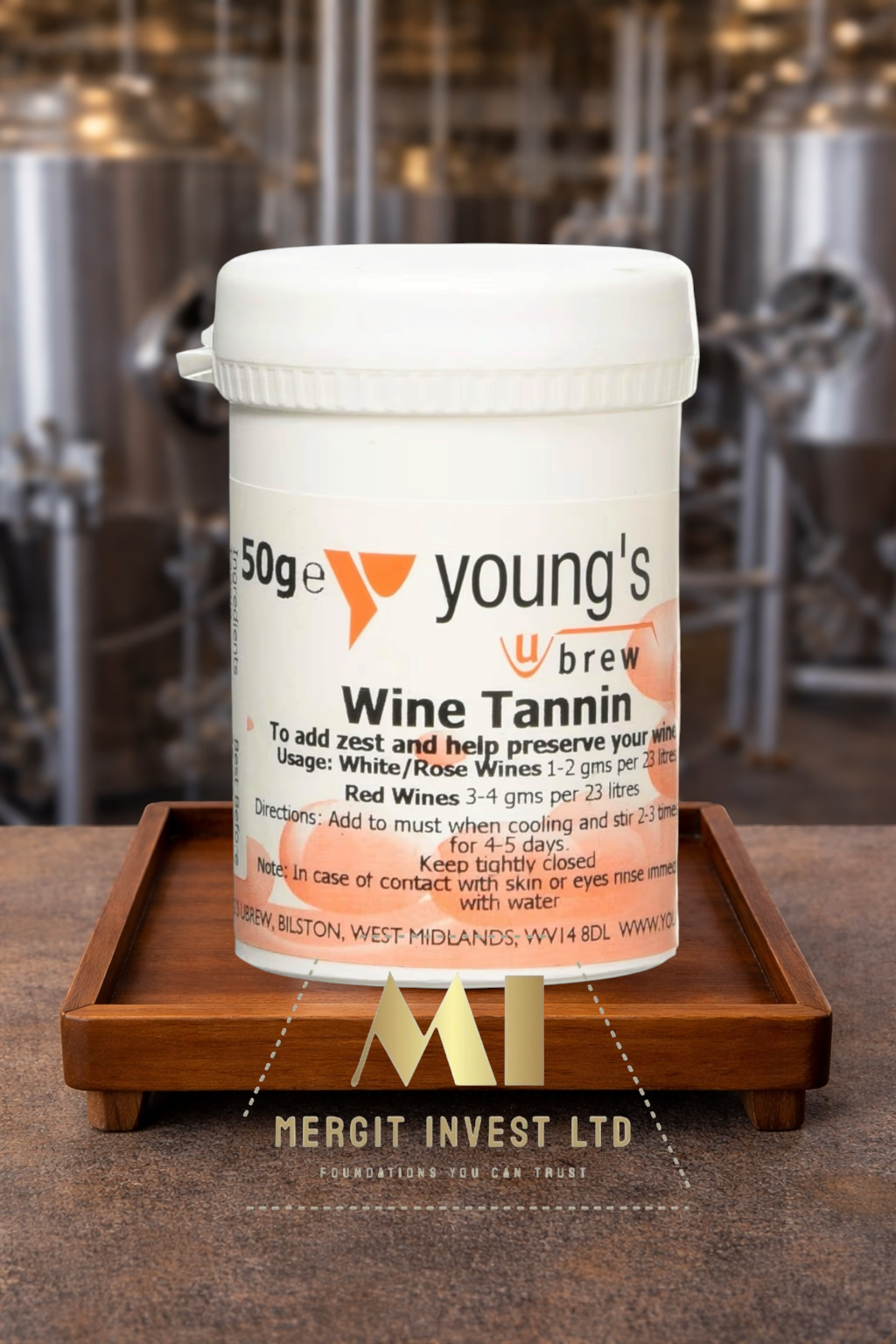 🍷 Young’s Wine Tannin 🍇 Improves Body & Flavour | Home Brew Wine Making Ingredient