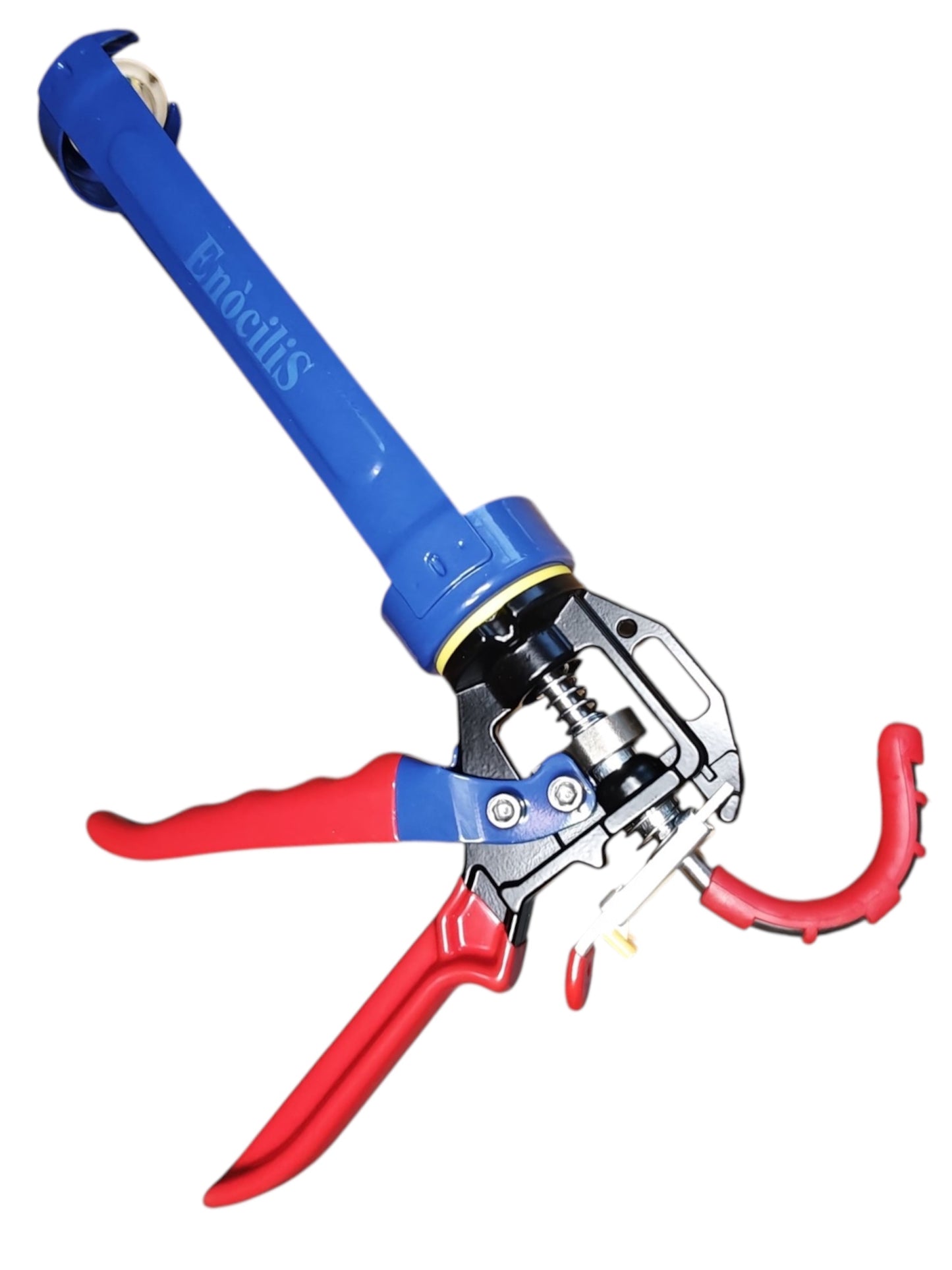 EnociliS Heavy Duty Caulking Gun, Professional Silicone Sealant Applicator, Blue and Red Packed with Care ina Box