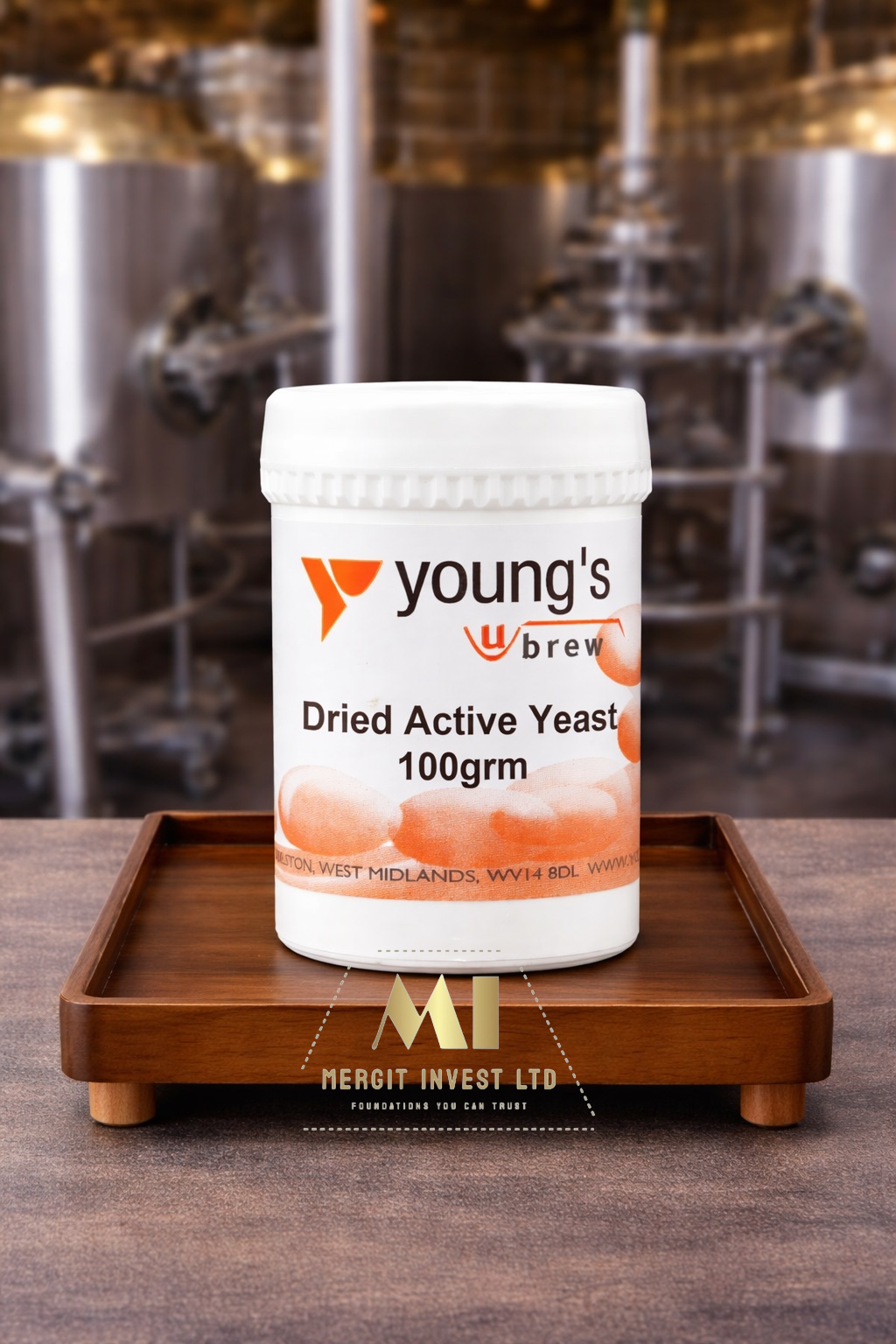Dried Active Yeast 100g Youngs - Home brew Beer & Wine Making