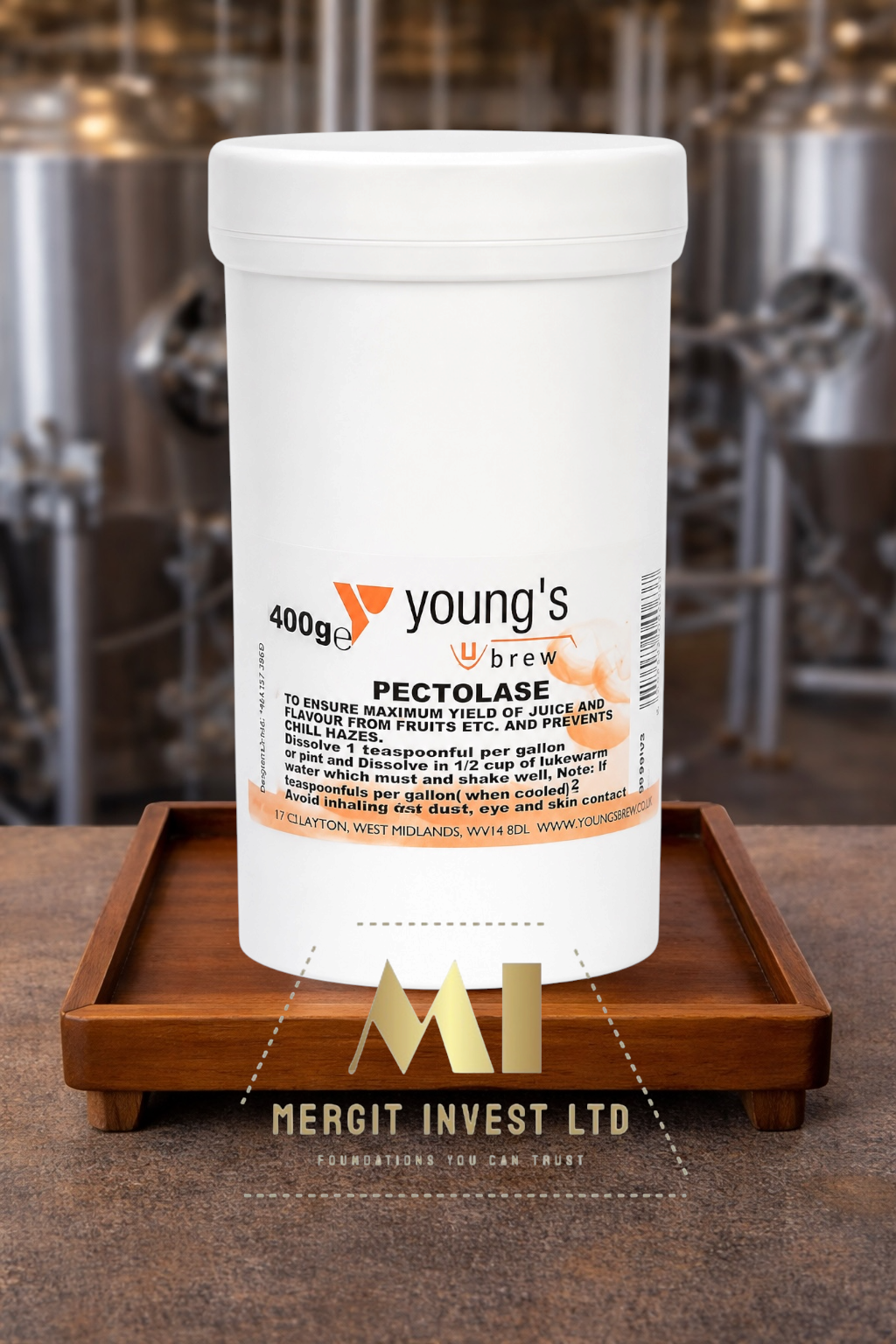 🍇 Young’s Pectolase 400g 🍷 Wine & Cider Making Enzyme | Clears Fruit Pulp Fast